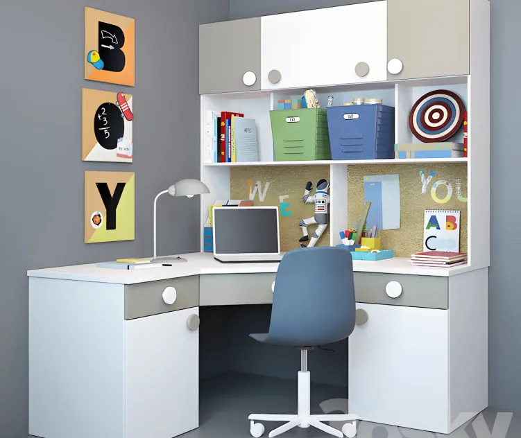 Writing desk decor for a nursery 2