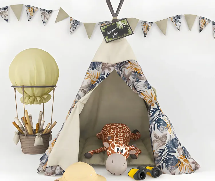 Wigwam for children with der