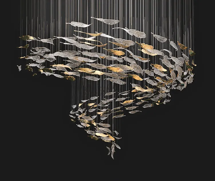 Airy chandelier