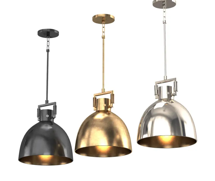 MACHINIST METAL CLOCHE PENDANT