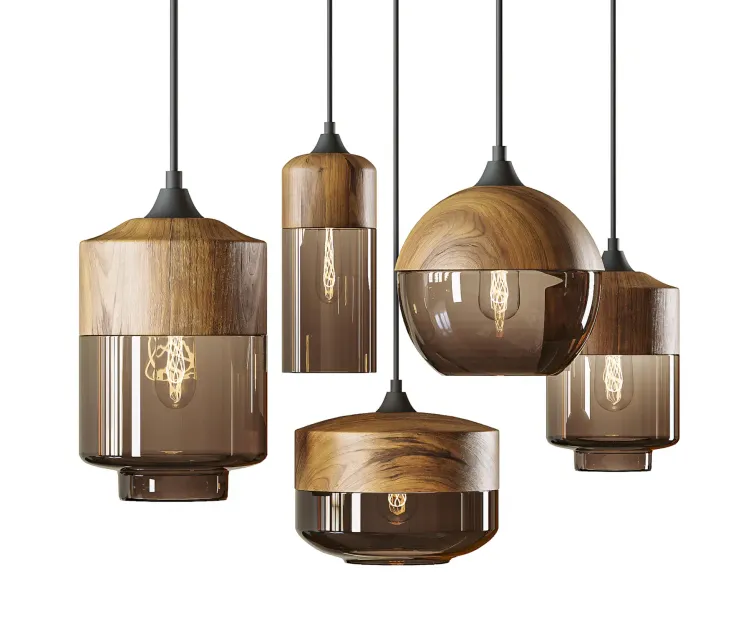 Retro Loft Glass Hanging Light