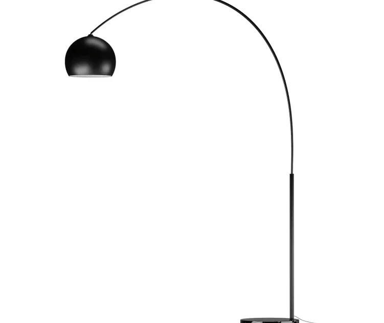 Black floor lamp Crescent