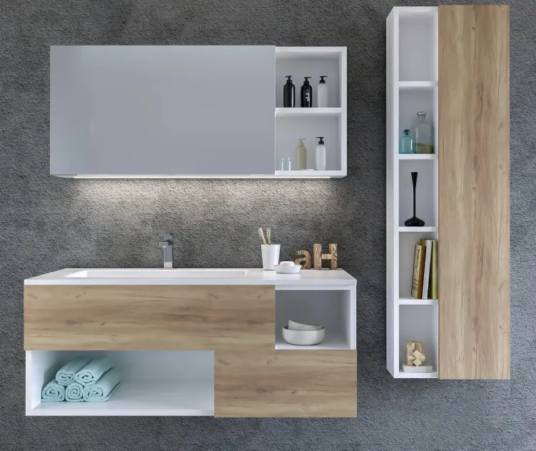 Set of bathroom furniture