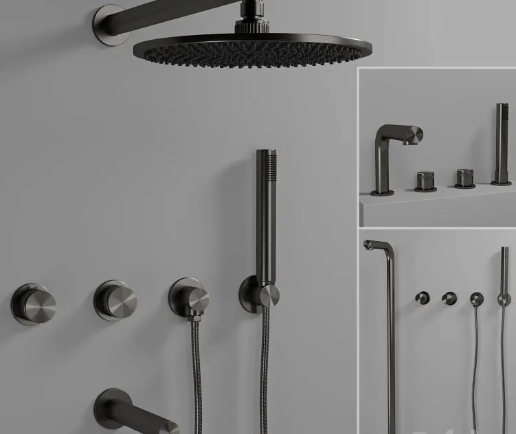Lusso stone shower set