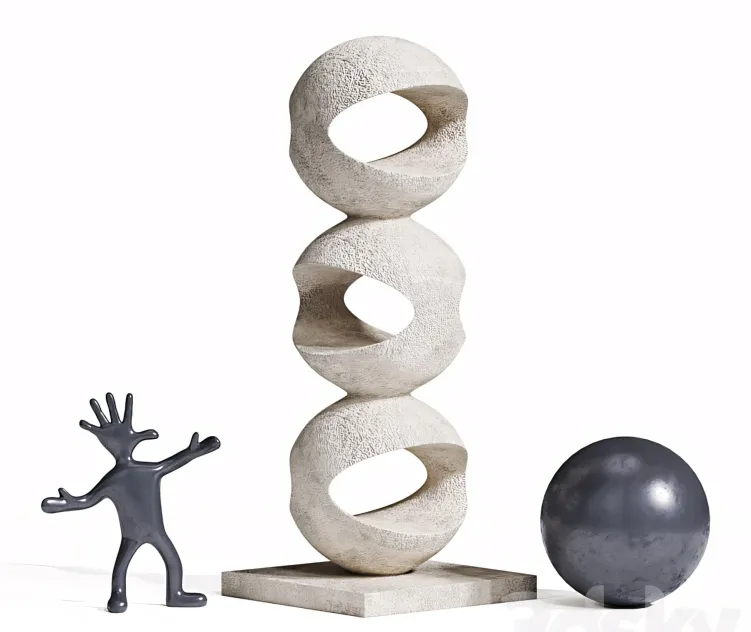 Endless ball ornament sculpture