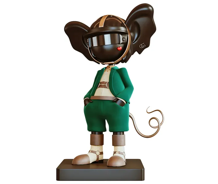 Gucci cartoon hipster toys Sculpture