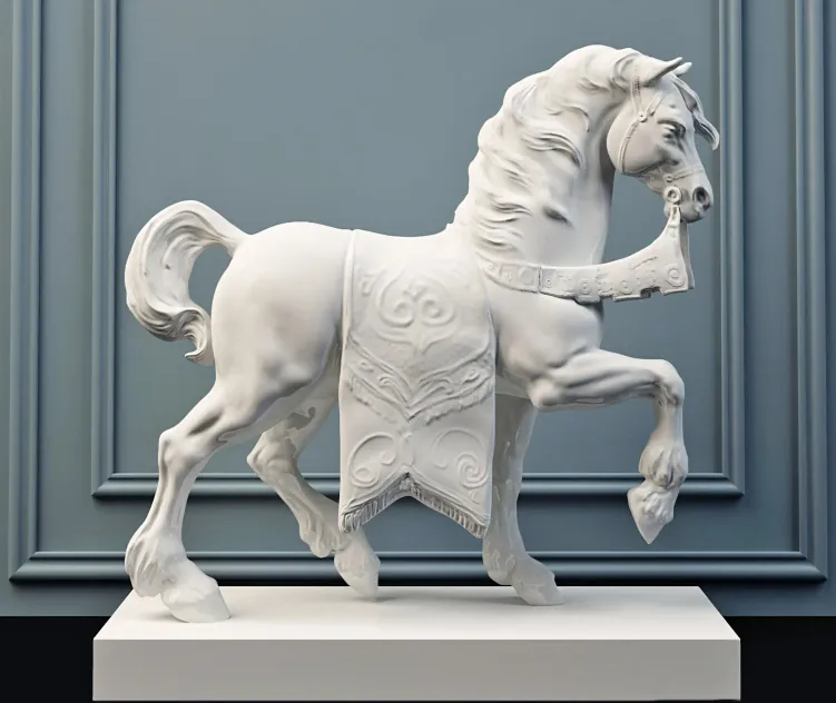 Lladro sculpture palace horse