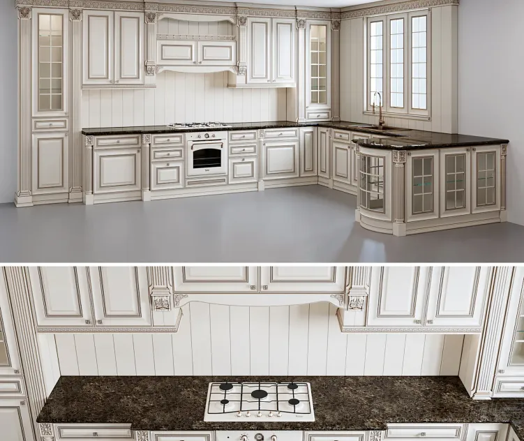Nike avorio kitchen