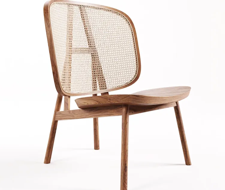 Cane Collection Rattan Lounge Chair
