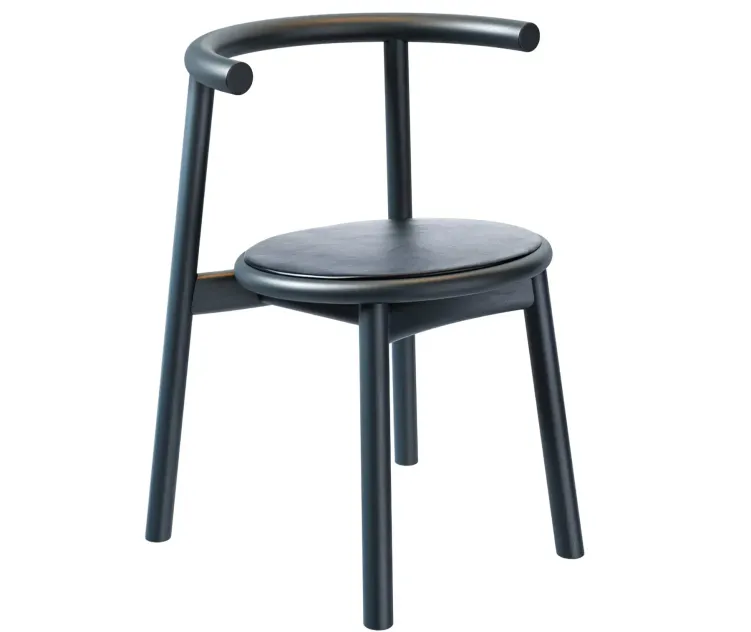 Solo Soft Chair Leather by Mattiazzi