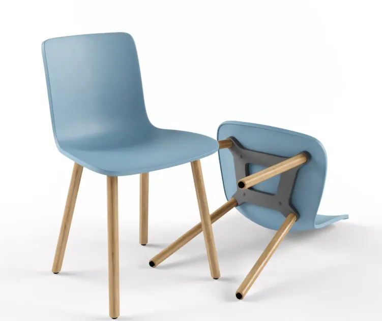 Vitra Hal Wood Chair