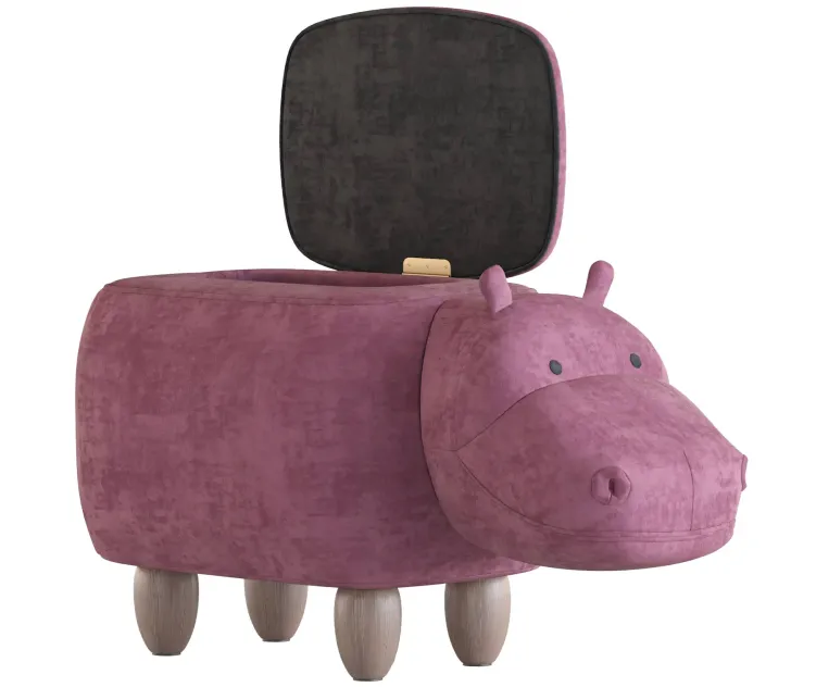 Hippo children’s storage stool