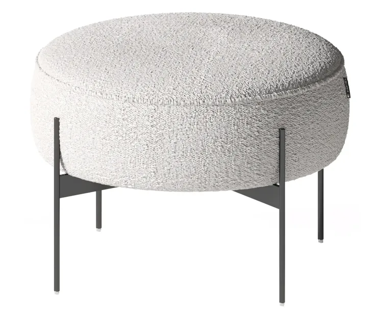 Kardiel Dot Fabric Ottoman