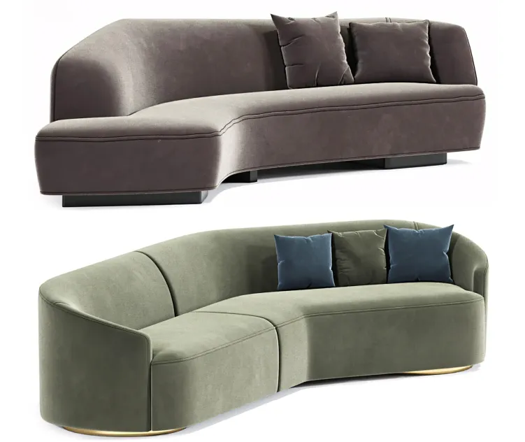 Korduda Sofa And Vladimir Kagan Sofa