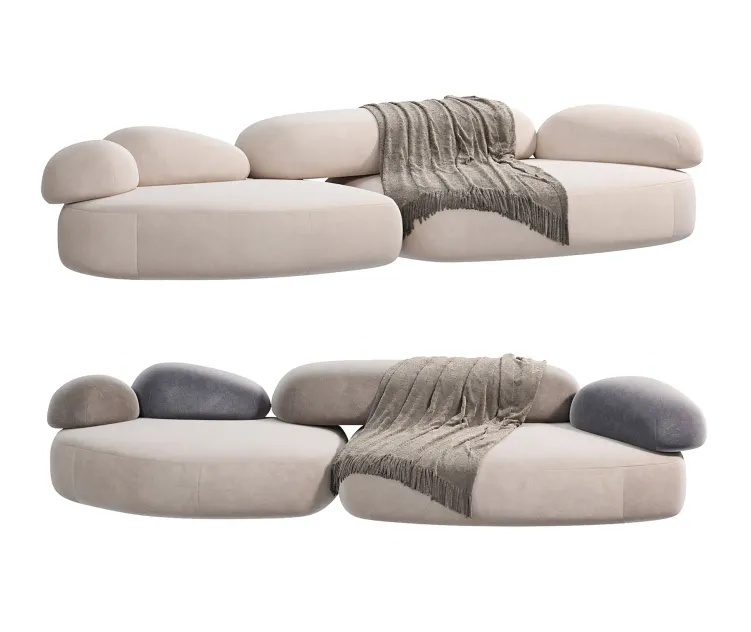 Moroso Pebble Rubble Sofa