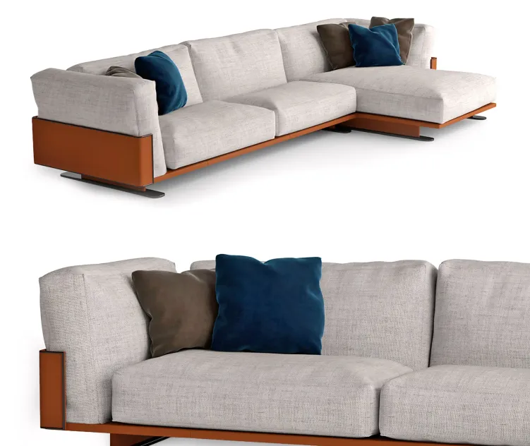 Longhi Ritual chaise lounge sofa