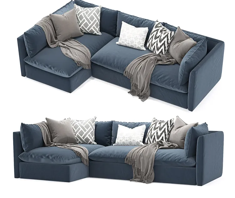 West elm Shelter Sectional sofa