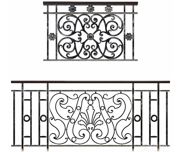 Forged components Forged fence