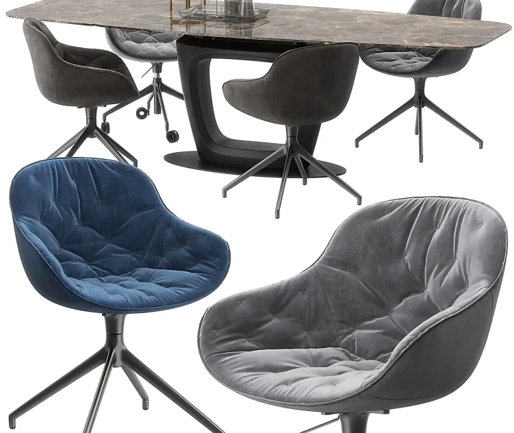 Calligaris Orbital table set