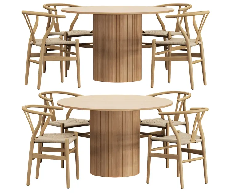 Hill table Vish chair