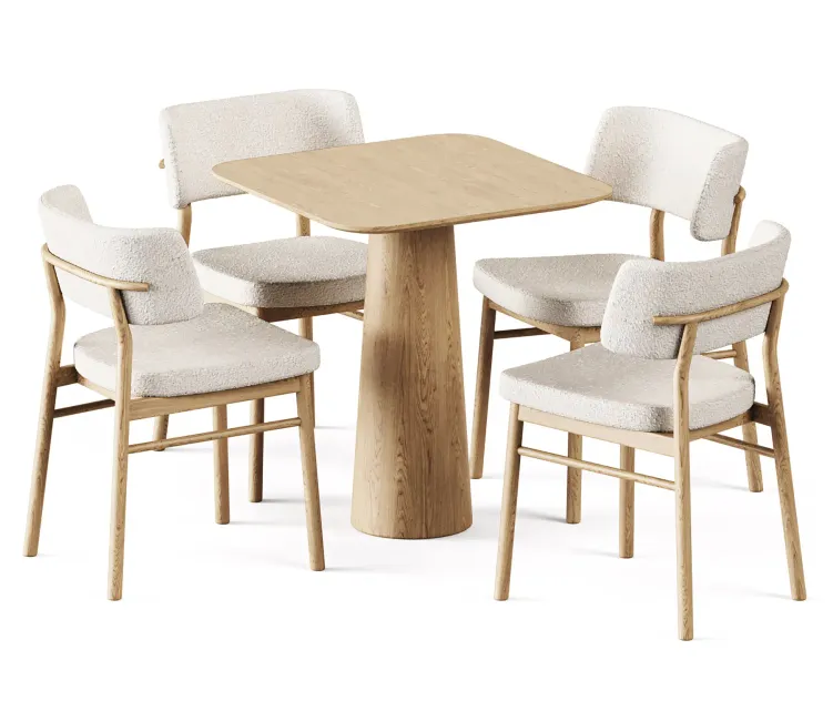 Table POV by Ton Wooden Chair Marlen by TrabA