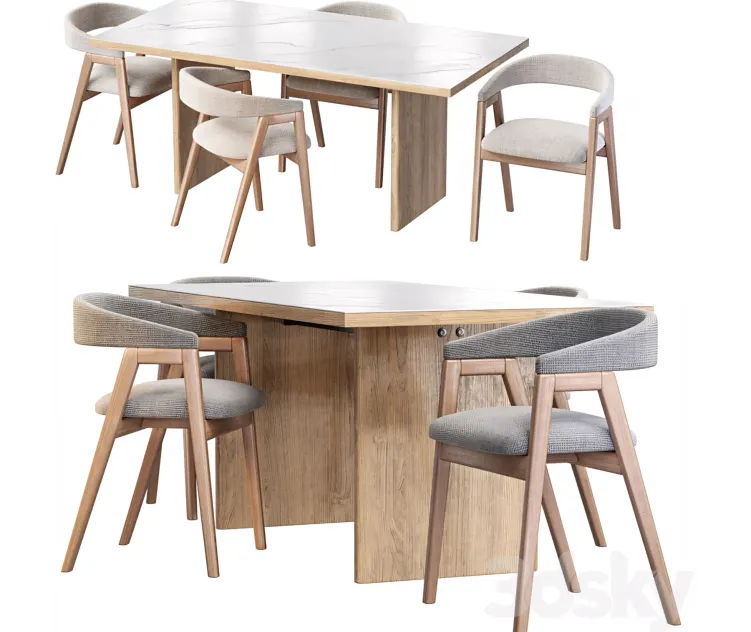 Trevor chair Audrey table