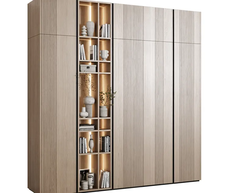 Modular wardrobe in a modern minimalist style