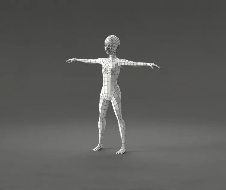Woman cartoon tpose