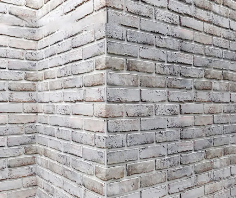 Brick wall with corners Masonry brick loft decorative panel