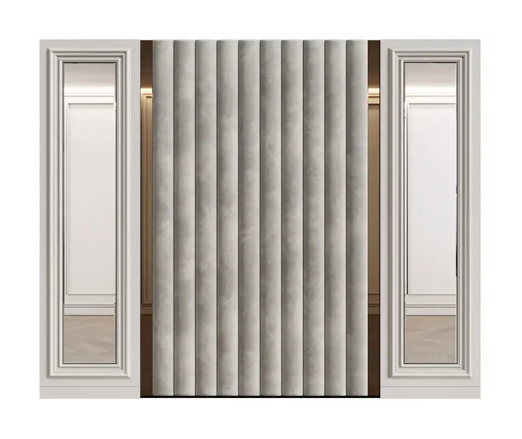 Wall panels in modern classic style