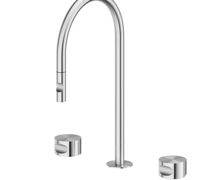 Idealaqua Inox Mixer 563 Tap by Quadrodesign