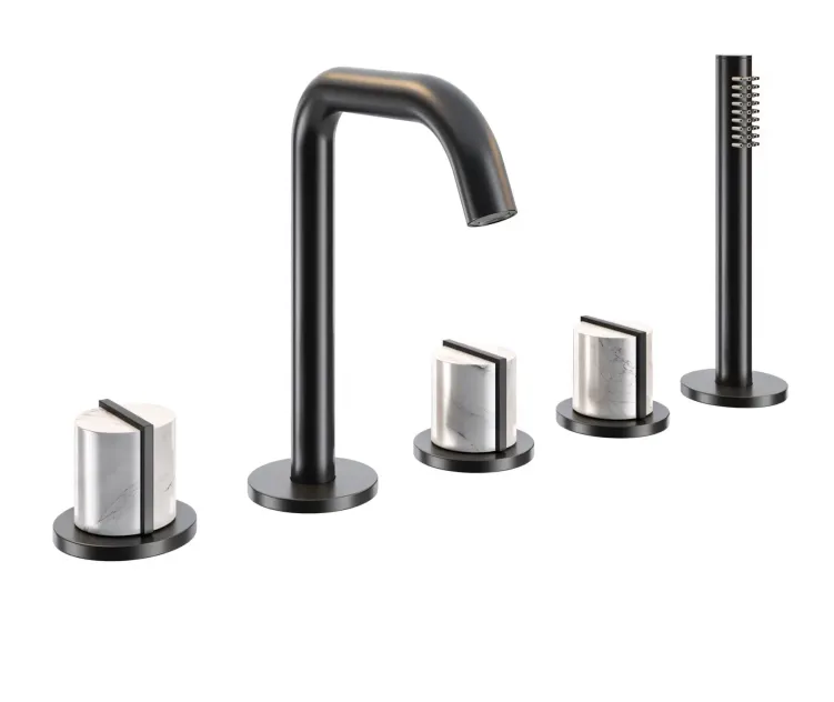 M303 Deck Mount Shower Bathtub Mixer by Varied Forms