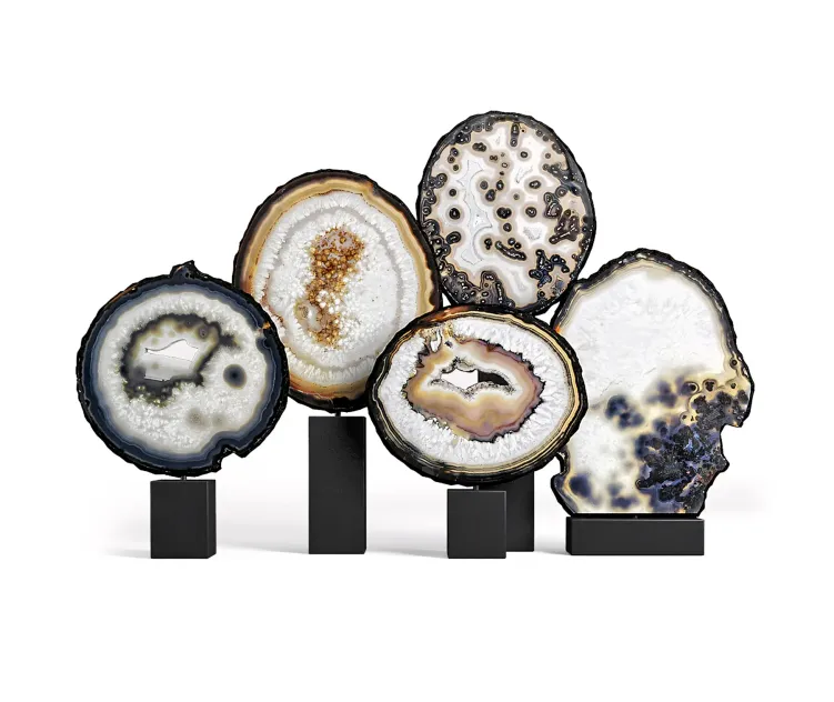 Agate decor set