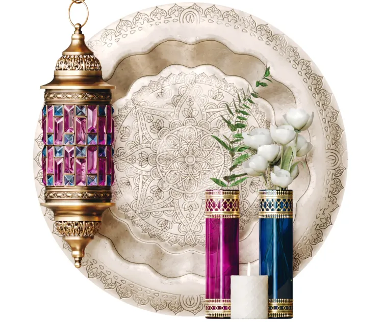 Decorative set in Moroccan style
