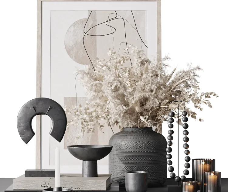 Pampas decor set