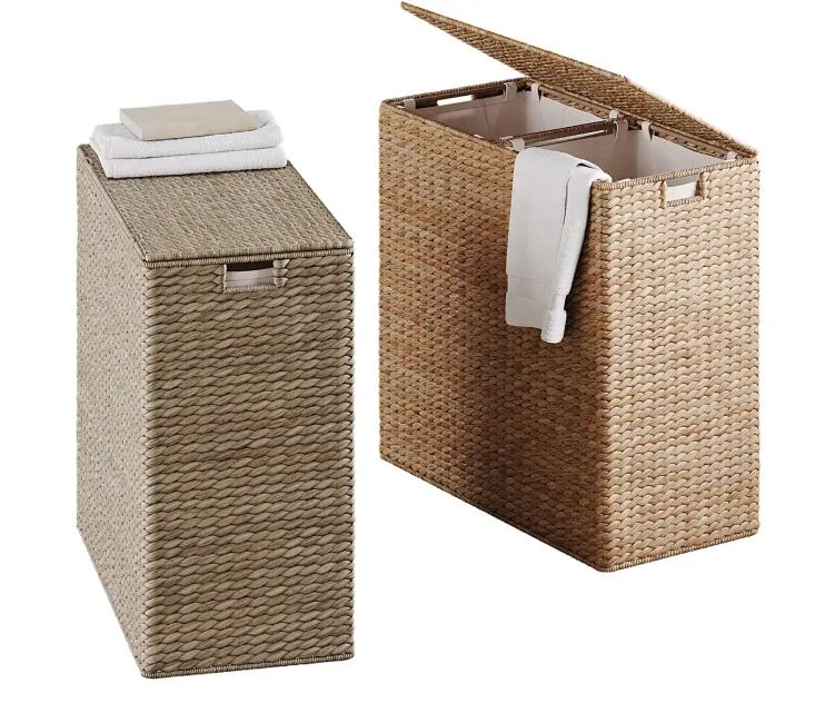 Wicker laundry baskets 2