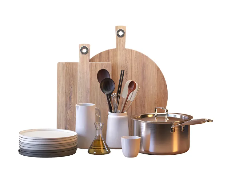 Kitchen decor with oil