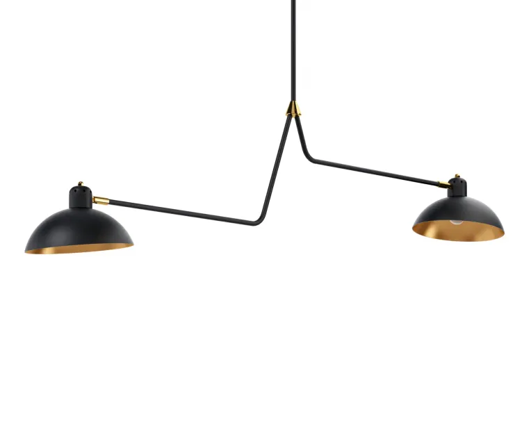 Waldorf Suspension Double Lights by Lambert fils