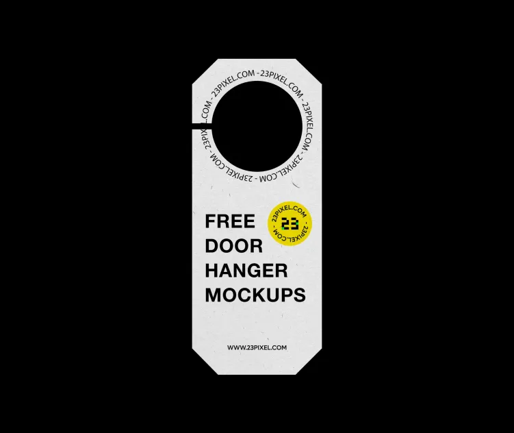 Paper Door Hanger Free