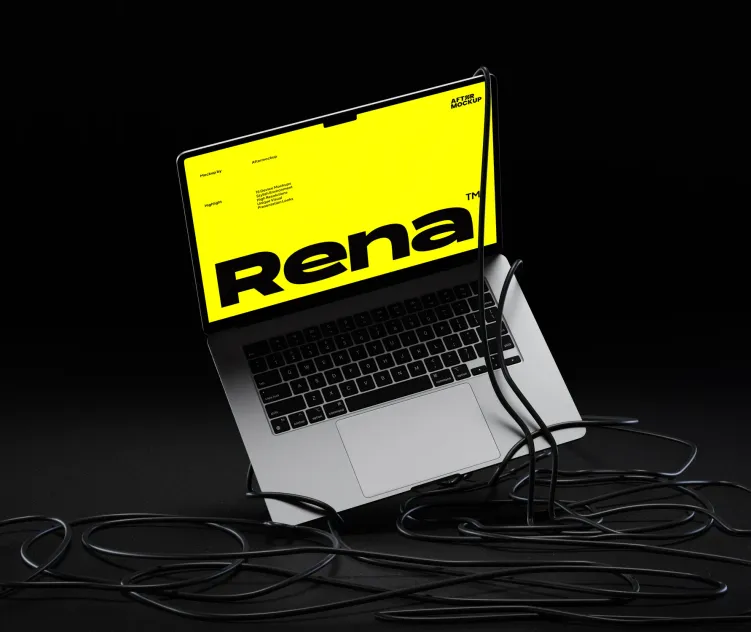 1 Aftr Rena Macbook Mockup