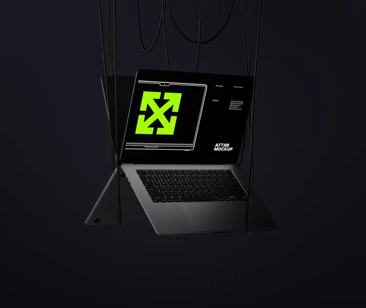 2 Aftr Rena Macbook Mockup