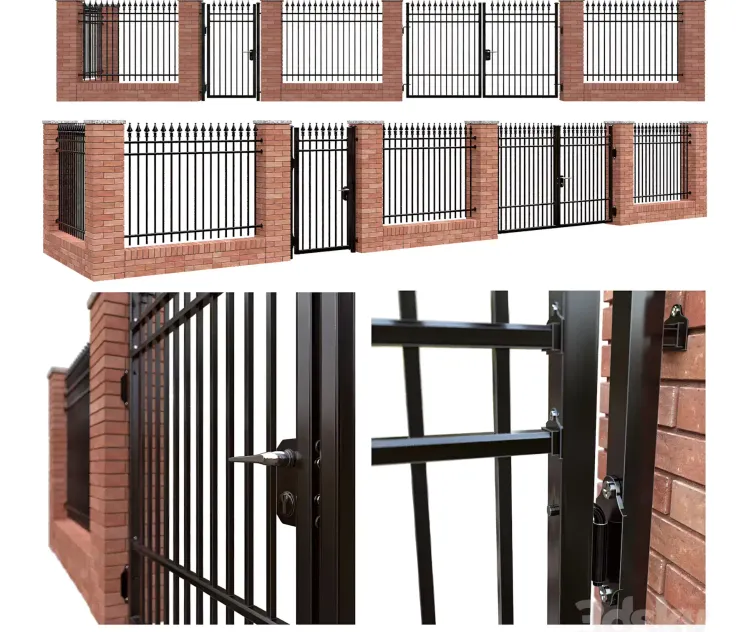 Iron fence set classic