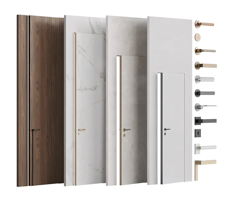 Planum PRO concealed doors with frame fittings