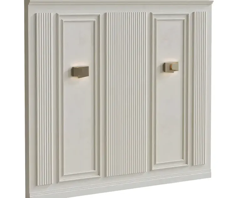 Decorative plaster with molding