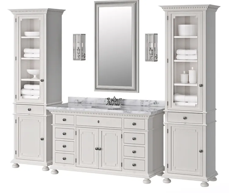 Rh st james single vanity