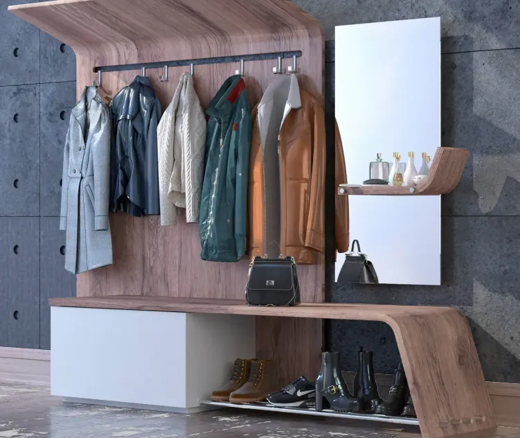 Clothing for hallway closet mix