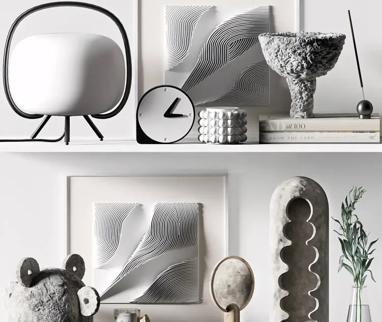 Decorative Set with reliefs olyve