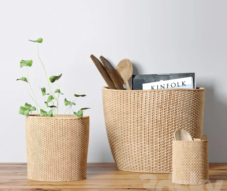 Decorative with baskets