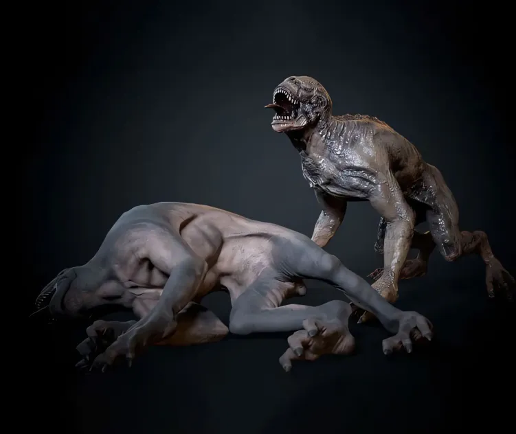 Dog alien monster