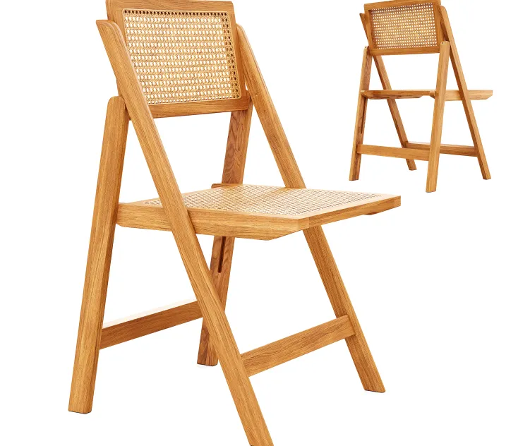 Zara Home The Rattan Wood Folding Chair